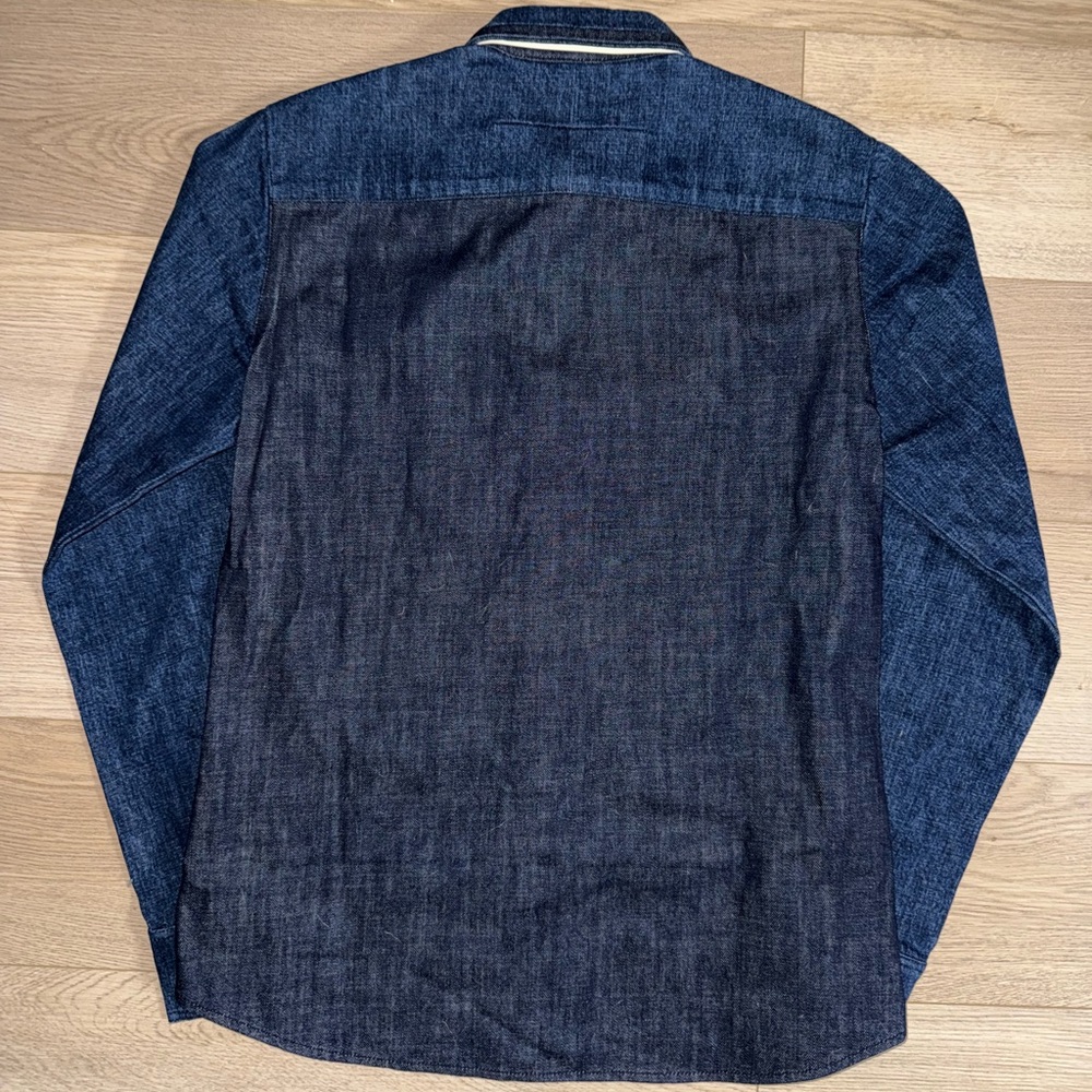Givenchy Blue Denim Heavyweight Button Down Shirt Jacket NEW - Picture 5 of 11